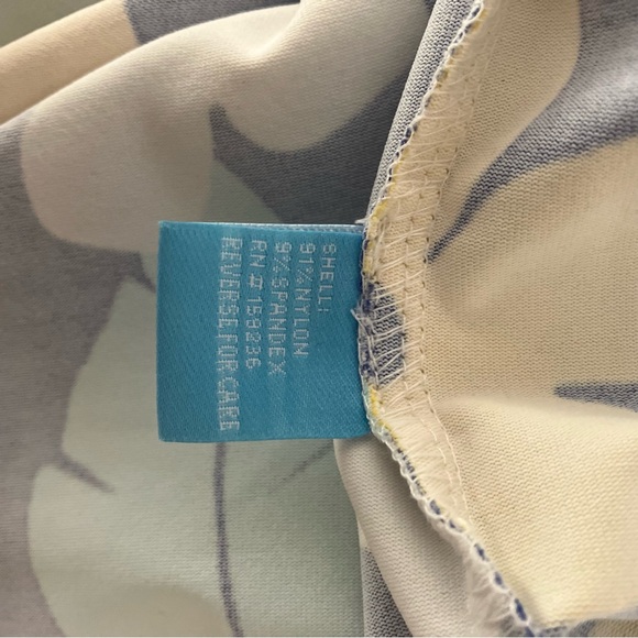 J.Mclaughlin Havana Catalina Blue Floral Faux Wrap Dress size XS - Picture 9 of 9